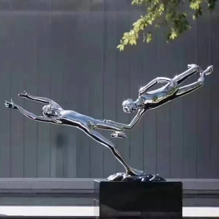 不锈钢雕塑-路口雕塑-艺术雕塑